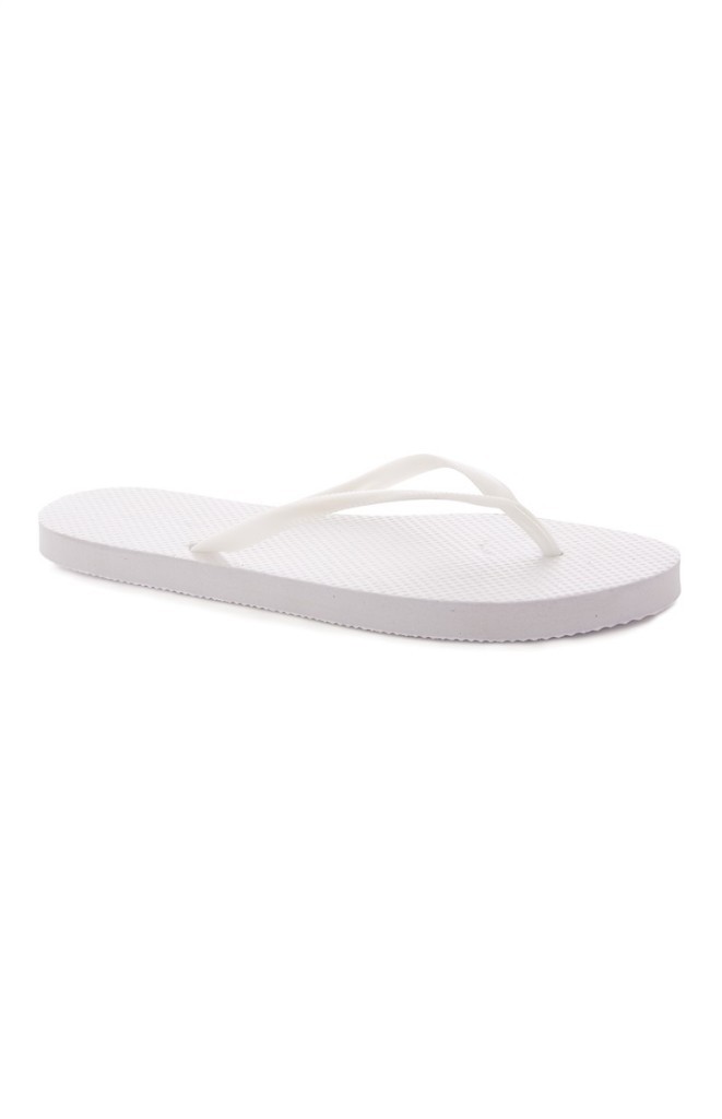 white flip flops bulk